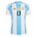 Argentina Cristian Romero #13 Replica Home Shirt Copa America 2024 Short Sleeve